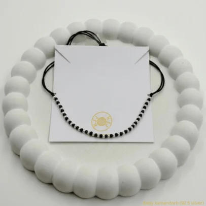 KJJ Essential 92.5 Sterling Silver Baby Kamarband – Handcrafted Minimalist Waist Chain with Pure Silver Accents